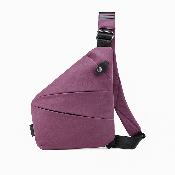 Sac bandoulière compact et léger, parfait pour garder vos affaires en sécurité lors de vos explorations urbaines.