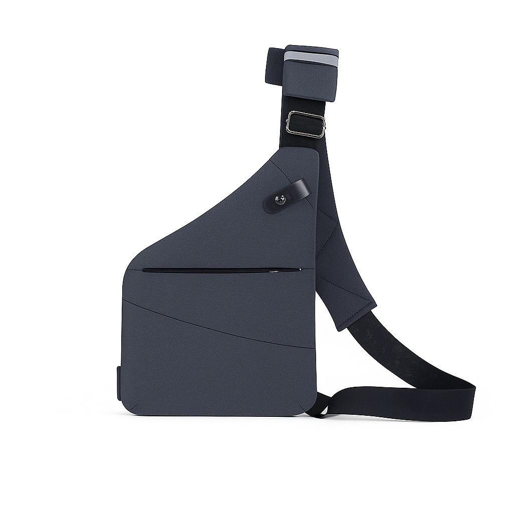 Sacoche crossbody étanche et légère pour homme et femme, parfaite pour les voyages et l'usage urbain quotidien.
