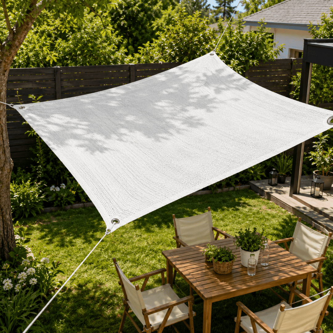 Profitez de l'extérieur avec notre écran d'ombre HDPE, protection UV et ombrage garanti pour votre terrasse.