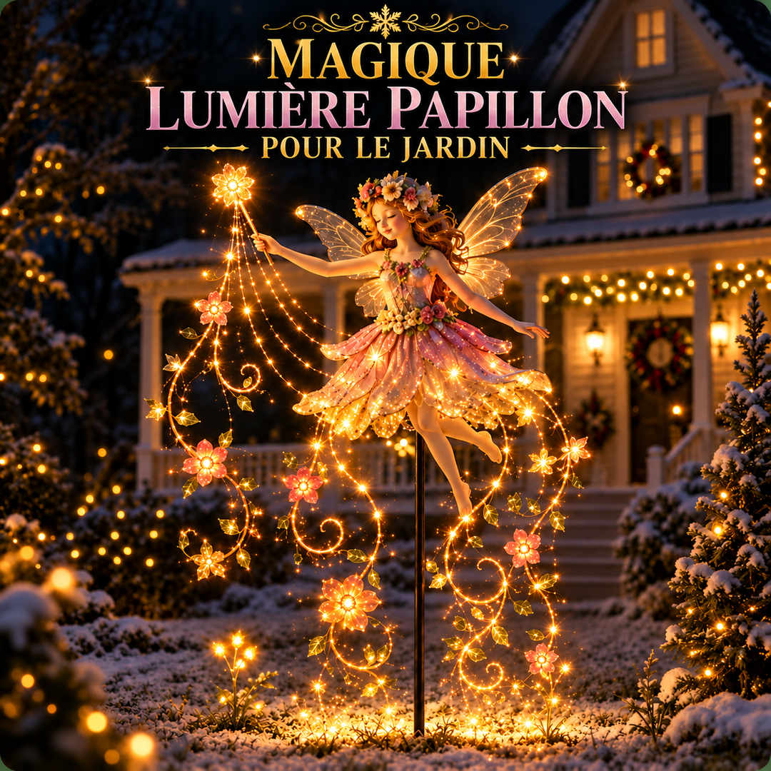 Lanterne solaire LED pour jardin féerique, éclairage d'ambiance extérieur avec lumière douce et chaleureuse.