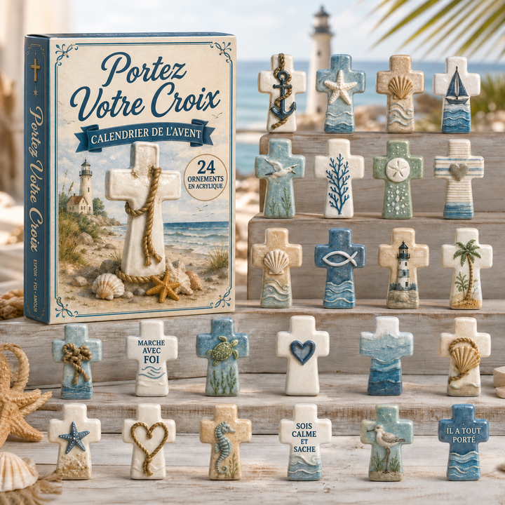 Compte à rebours de Noël : Calendrier de l'Avent chrétien. Une tradition de foi et de réflexion spirituelle pour toute la famille.