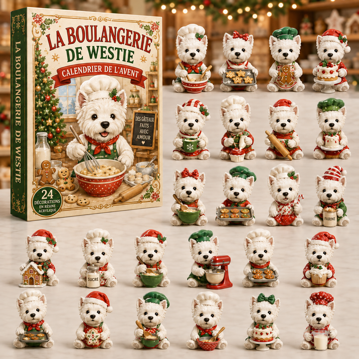 Compte à rebours joyeux avec ce calendrier de l'Avent, 24 surprises et friandises pour chien ou chat.