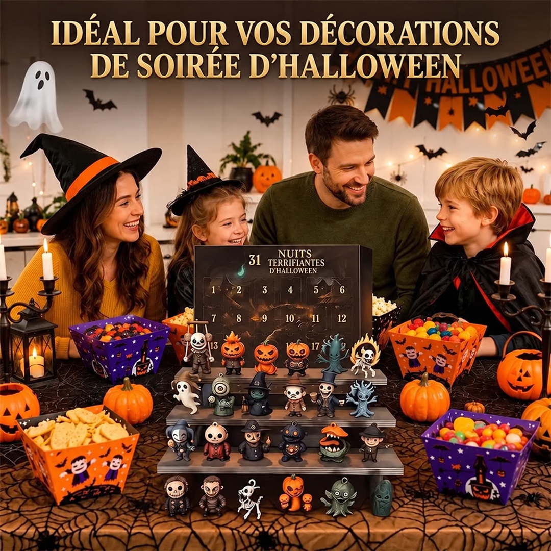 Décoration saisonnière pour Halloween : Calendrier de l'Avent 2026, un ajout festif à votre collection d'octobre.