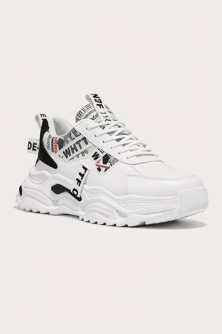 Sneakers hommes Draven, semelle épaisse, confort et stabilité. Idéales pour un look décontracté et la mode masculine.