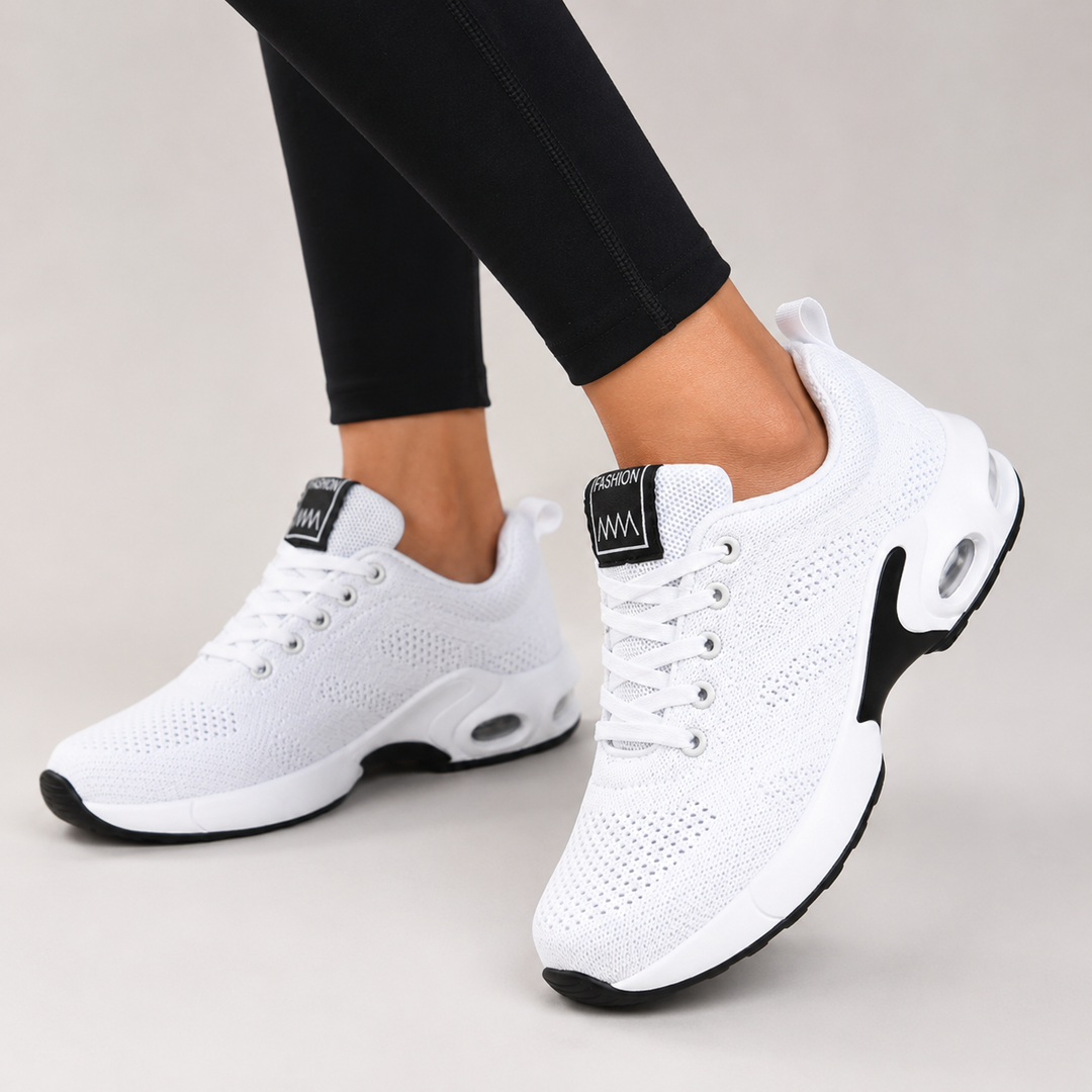 Baskets confort quotidien pour femmes, idéales pour le bien-être des pieds.