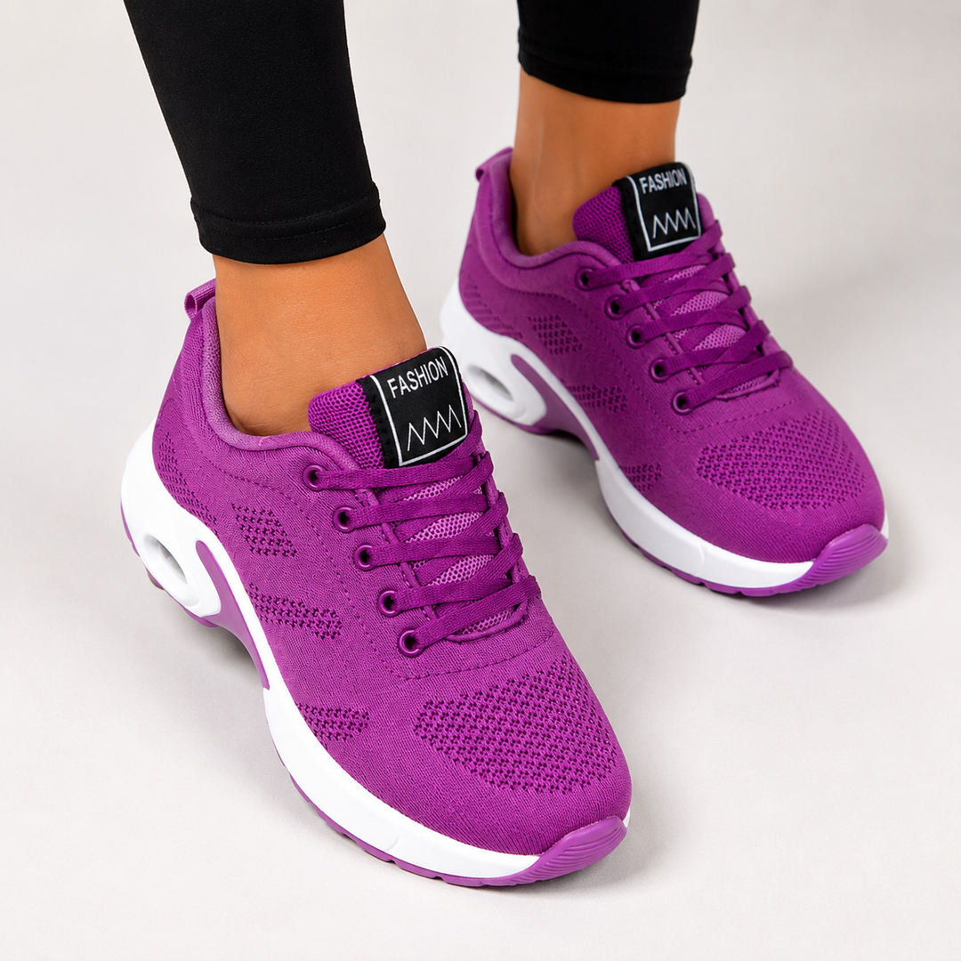 Chaussures décontractées femmes, amorti supérieur pour la marche.