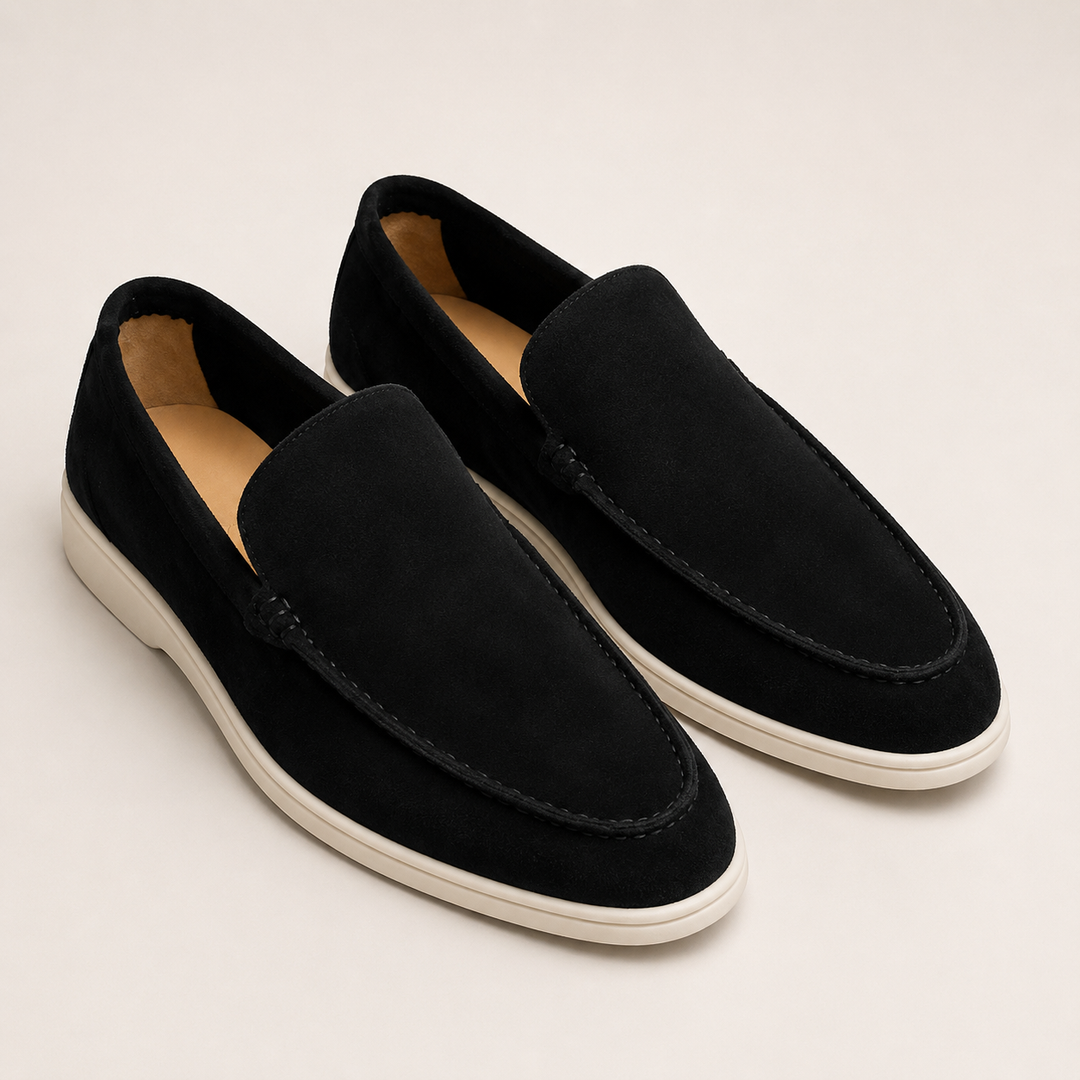 Mocassins homme à enfiler confortables, style polyvalent décontracté et bureau.