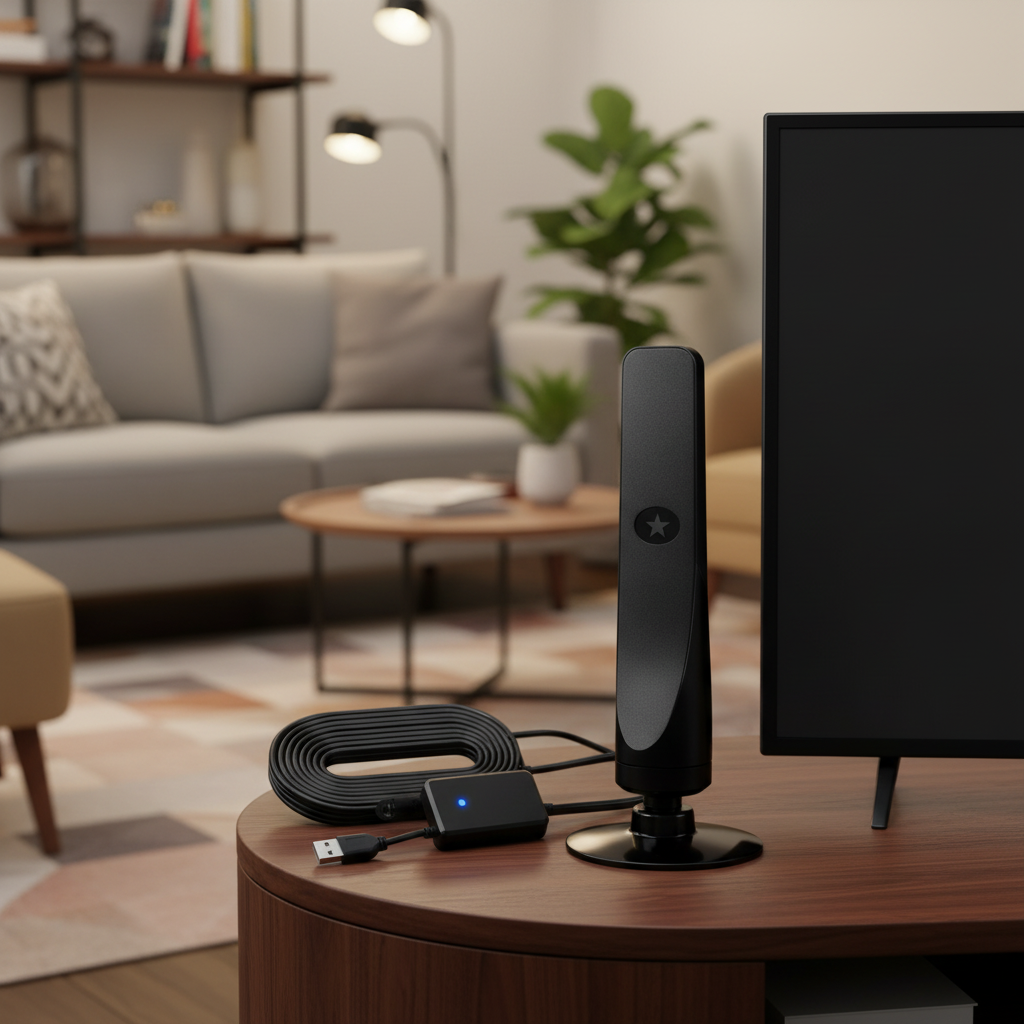 Antenne TV HD SIGNALMAX pour une réception claire et gratuite des chaînes numériques. Qualité supérieure.
