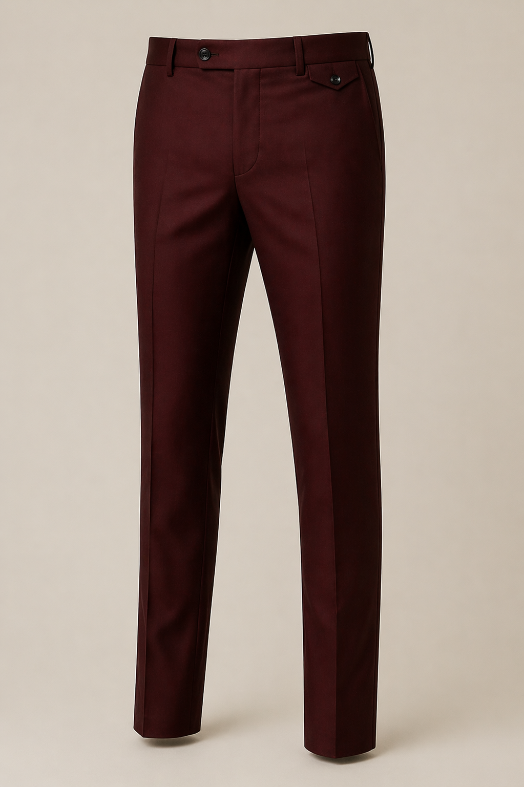 Costume formel homme bordeaux 3 pièces. Idéal pour mariages, galas ou occasions spéciales.