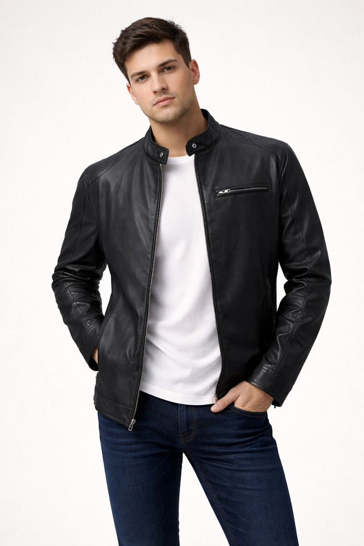 Veste homme élégante, confort quotidien. Idéale pour printemps/automne, look intemporel. Vêtement extérieur chic.