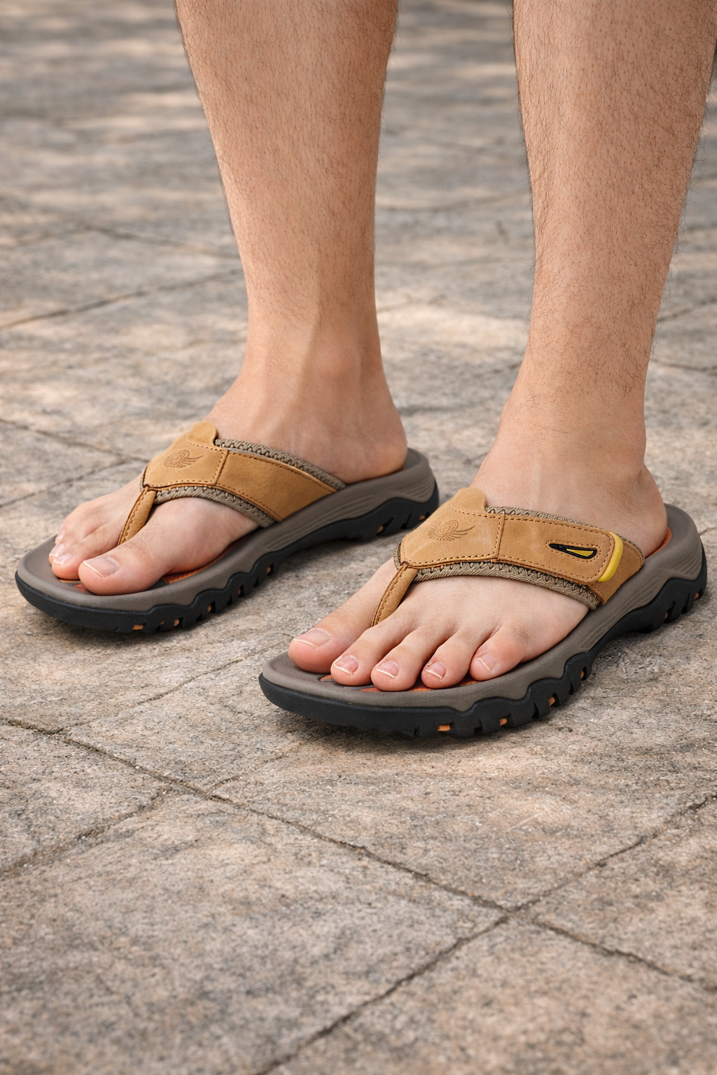 Sandales de sport robustes pour hommes, idéales pour la marche et les activités de plein air estivales. Confort optimal.