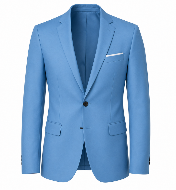 Tenue formelle homme, costume 2 pièces élégant, parfait pour un mariage ou un événement spécial.