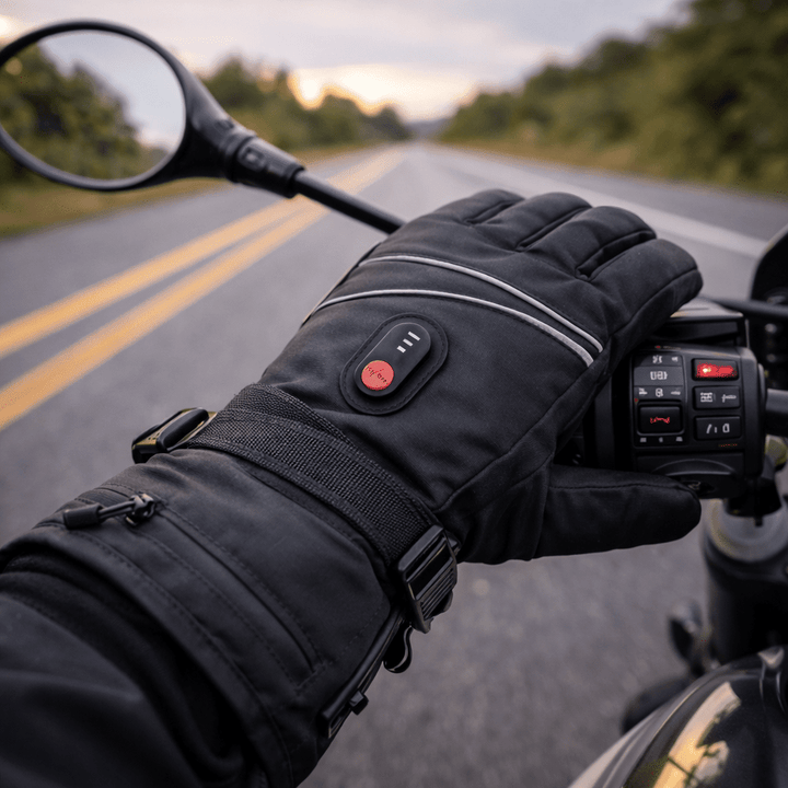 Gants chauffants rechargeables ergonomiques, conçus pour hommes et femmes, garantissant confort et chaleur en extérieur.