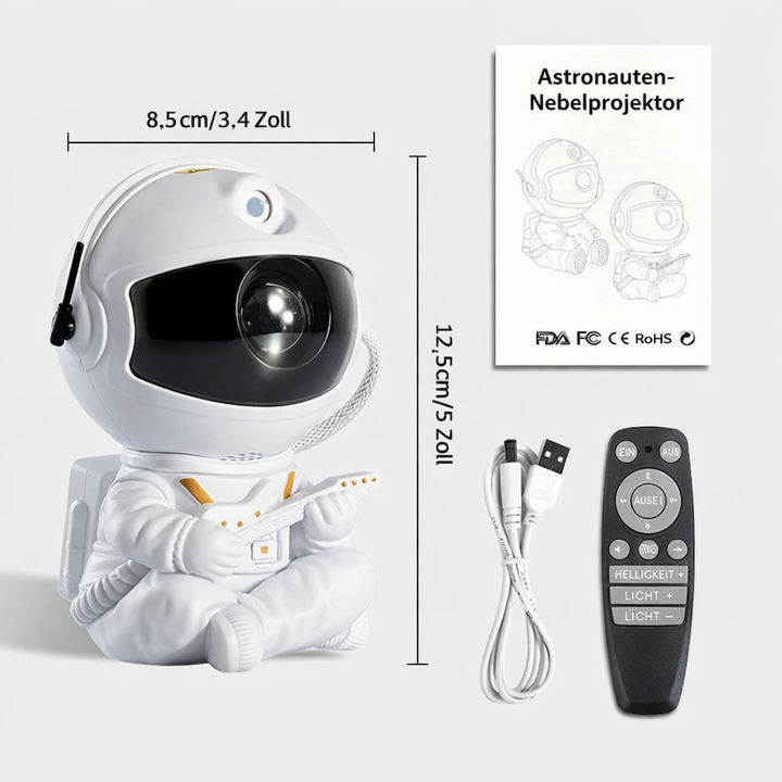 Cadeau unique : projecteur d'étoiles astronaute, lumière d'ambiance galactique pour décoration de chambre.