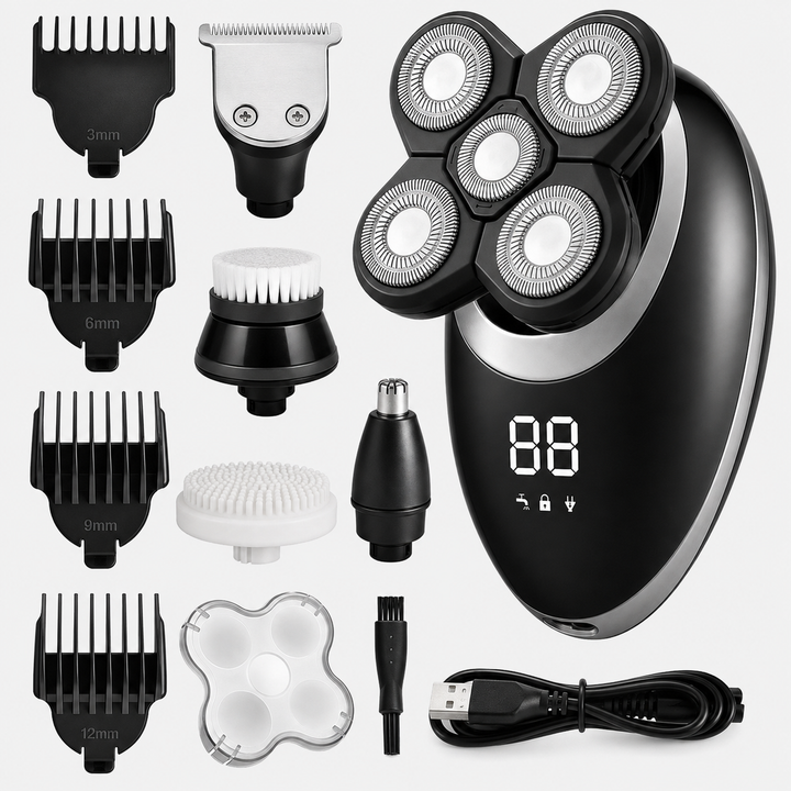 Lame de précision en acier pour tondeuse électrique homme. Coupe nette et sûre des cheveux et de la barbe.