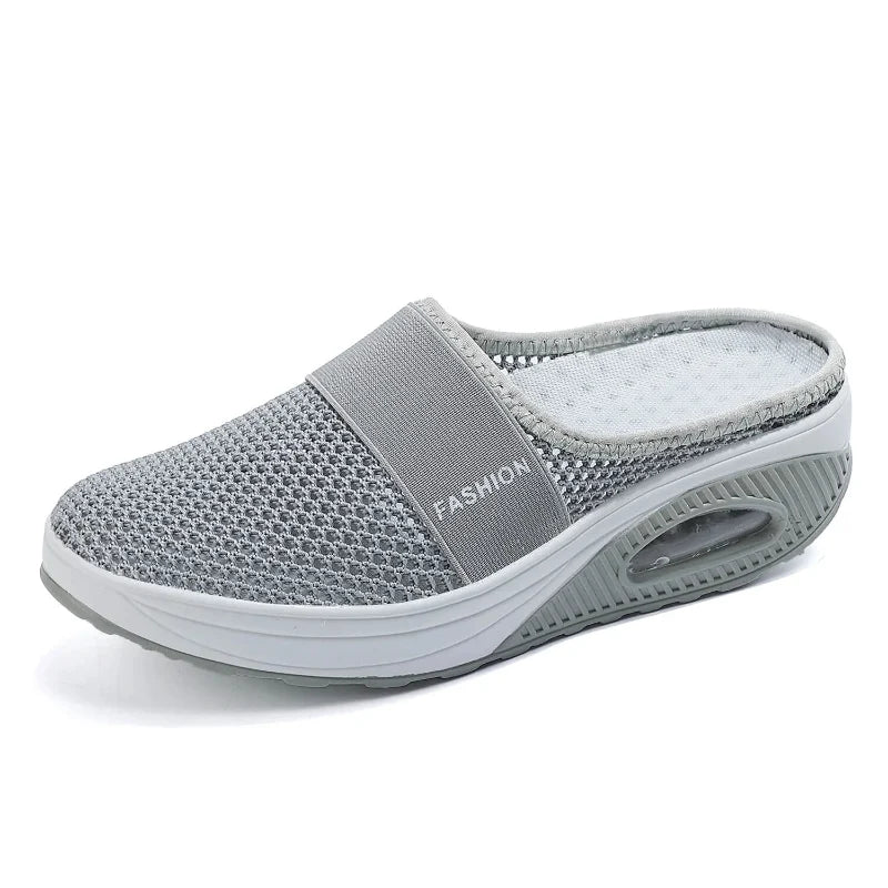 Chaussons de marche unisexe confortables et respirants, parfaits pour le quotidien et les pieds sensibles.