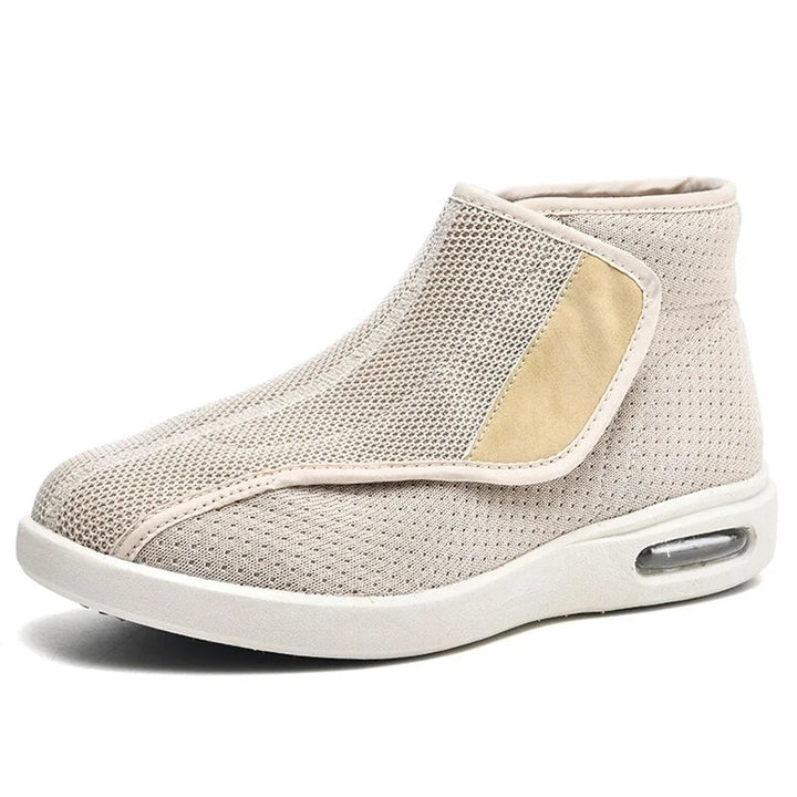 Marchez confortablement avec ces chaussures orthopédiques larges unisexes, parfaites pour pieds sensibles et diabétiques.