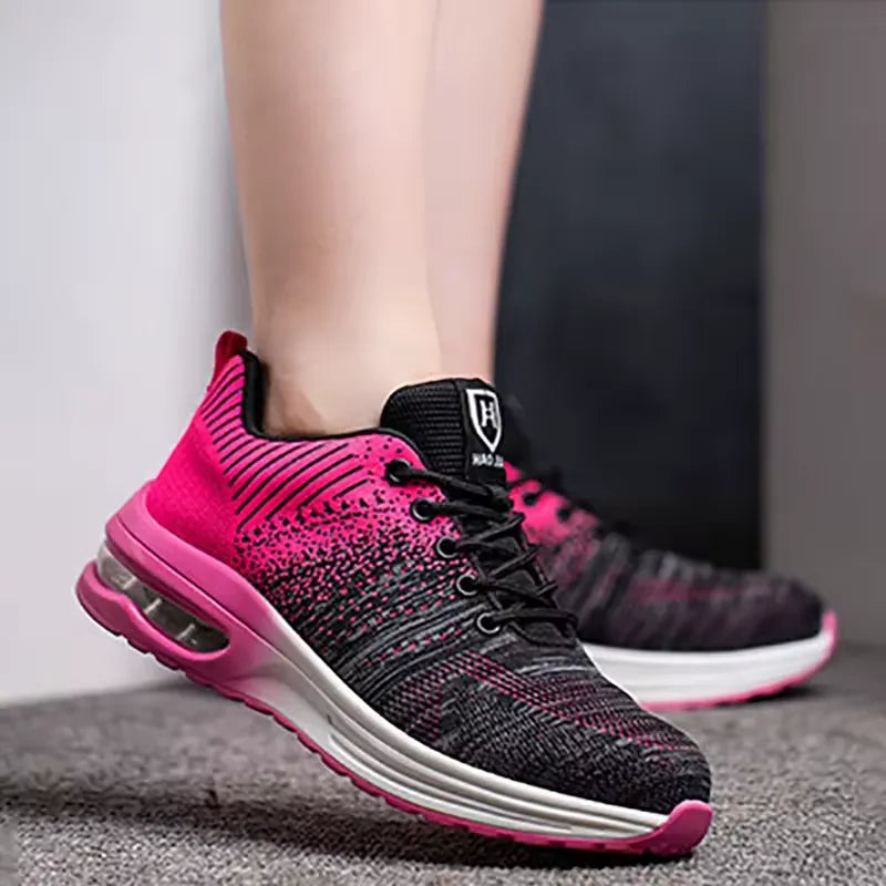Chaussures de sécurité ergonomiques et légères, design moderne, amortissantes, parfaites pour le travail quotidien.
