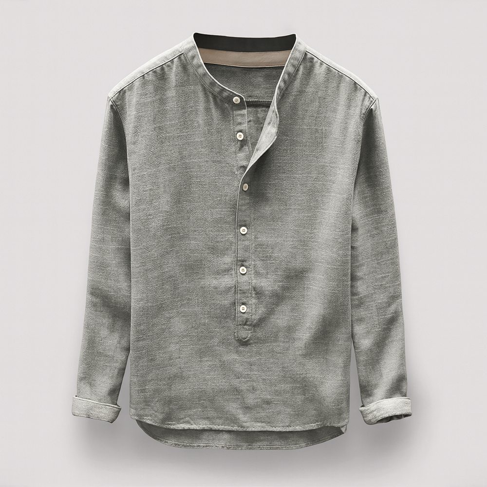 Chemise décontractée chic pour hommes, offrant confort et style moderne. Idéale pour un look polyvalent et élégant.