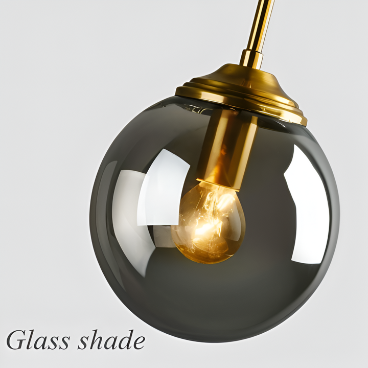 Lampe murale Vetrovia en verre, éclairage rétro E27, style industriel pour ambiance chaleureuse.