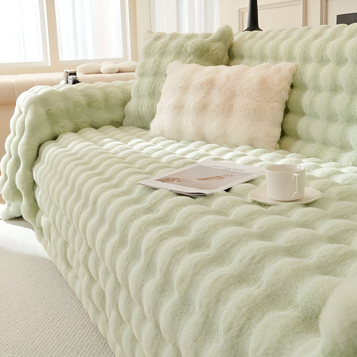 Plaid de salon en polaire, douceur et chaleur assurées pour vos moments de détente à la maison.