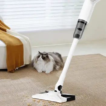 L'aspirateur nettoyeur sans fil EliteMop, offrant une liberté de mouvement totale pour la propreté des sols.