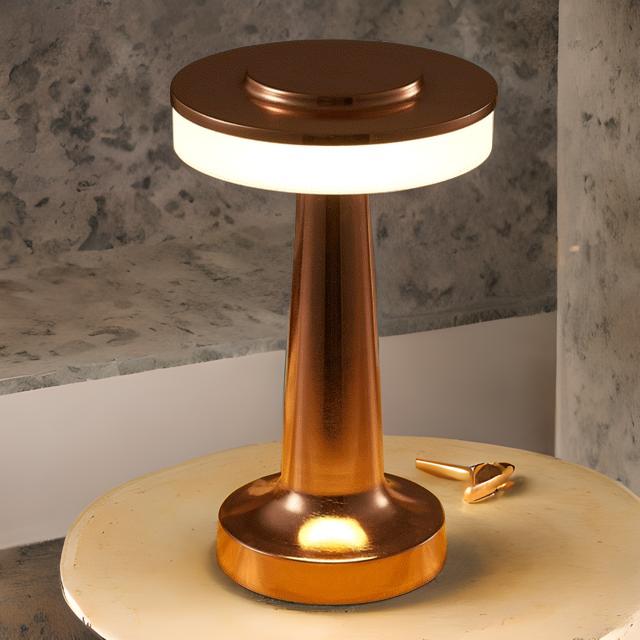 Éclairage LED tactile rechargeable pour table. Lampe sans fil portable, crée une ambiance douce et moderne.