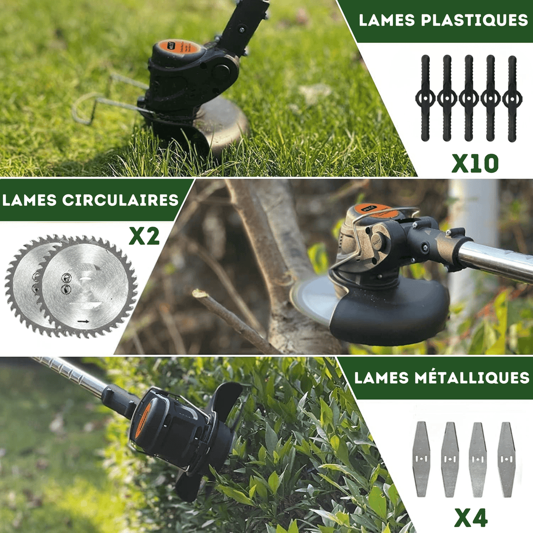 Coupe-bordure électrique pour des bordures de jardin nettes et un entretien précis de la pelouse.
