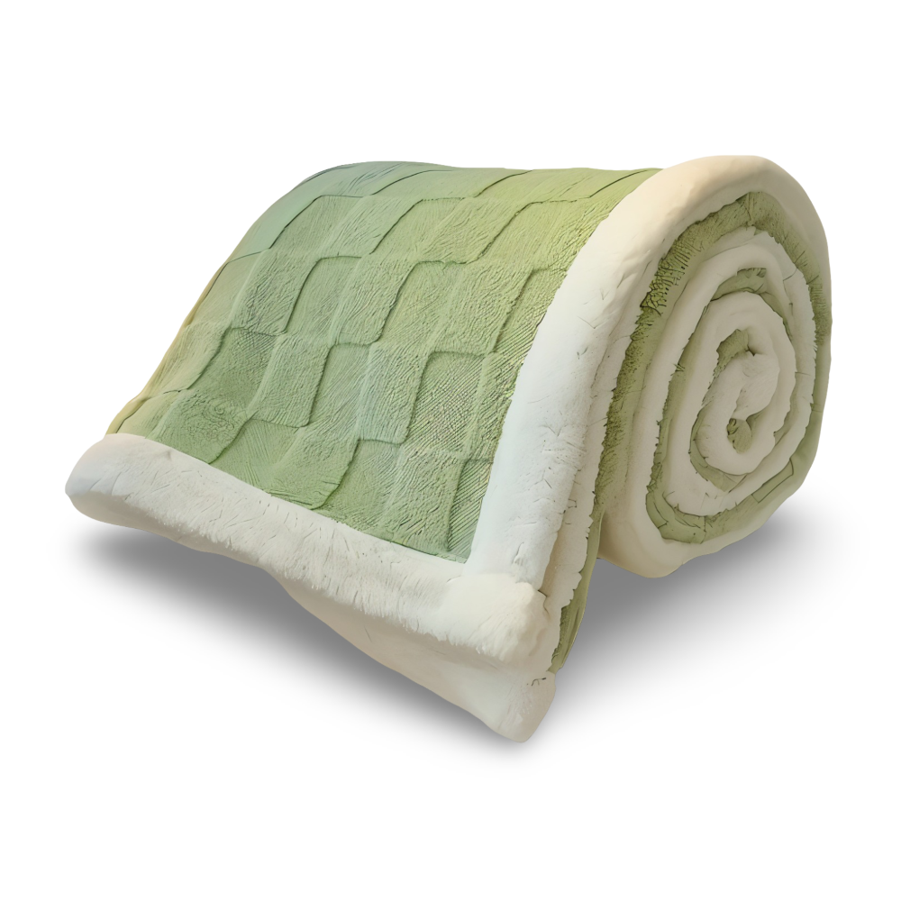 Jeté de canapé polaire doux à carreaux, réversible pour doubler le plaisir, parfait pour un hiver chaud et cosy.