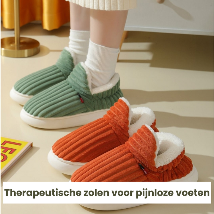 Chaussons ComfyCush pour hommes, antidérapants et doux, parfaits pour le confort hivernal à la maison.