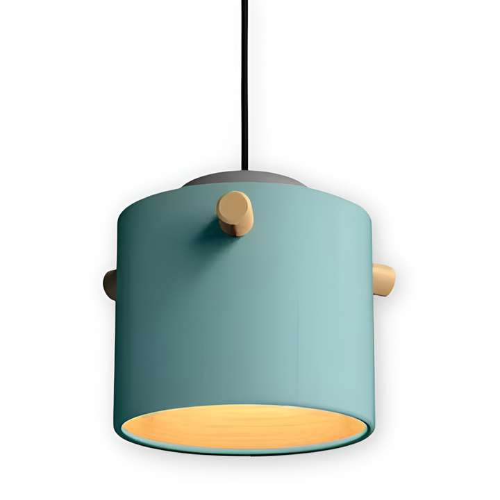 Suspension scandinave industrielle chic, couleur tendance pour un intérieur contemporain.