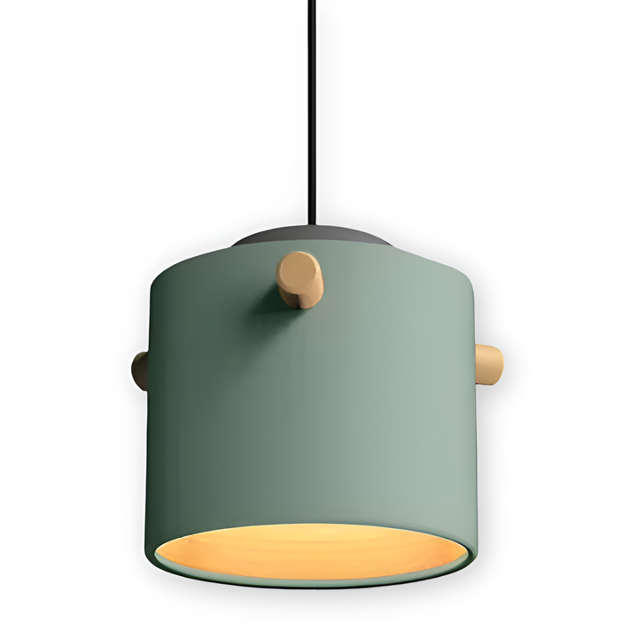 Suspension scandinave en série, décoration lumineuse harmonieuse et très design.