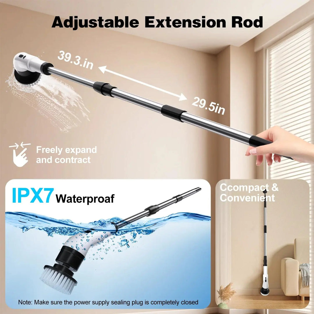 Brosse nettoyante rotative SCRUBIXA, la solution d'entretien efficace pour toute la maison.