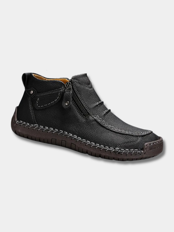 Bottines homme Lucas ergonomiques orthopédiques, confort quotidien et soutien postural idéal.