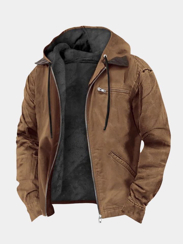 Vêtements homme: Manteau d'hiver confortable et stylé, conçu pour protéger du froid avec élégance.