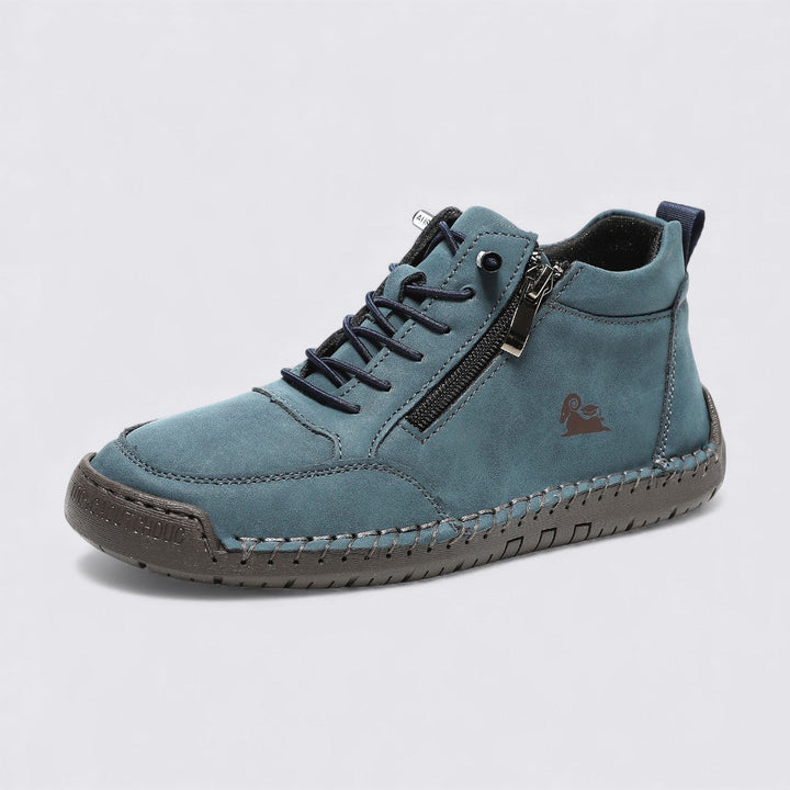 Bottines d'automne femme avec fermeture éclair, confortables et polyvalentes pour un usage quotidien.