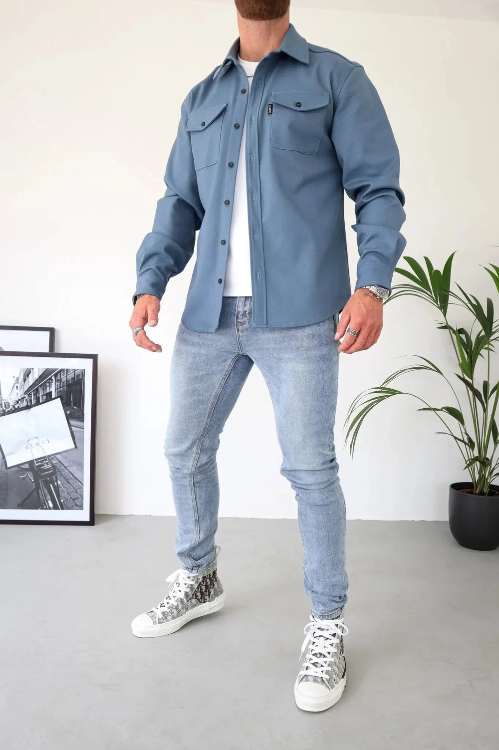 Veste printemps homme Dave, coupe élégante, idéale mi-saison pour tenue polyvalente.