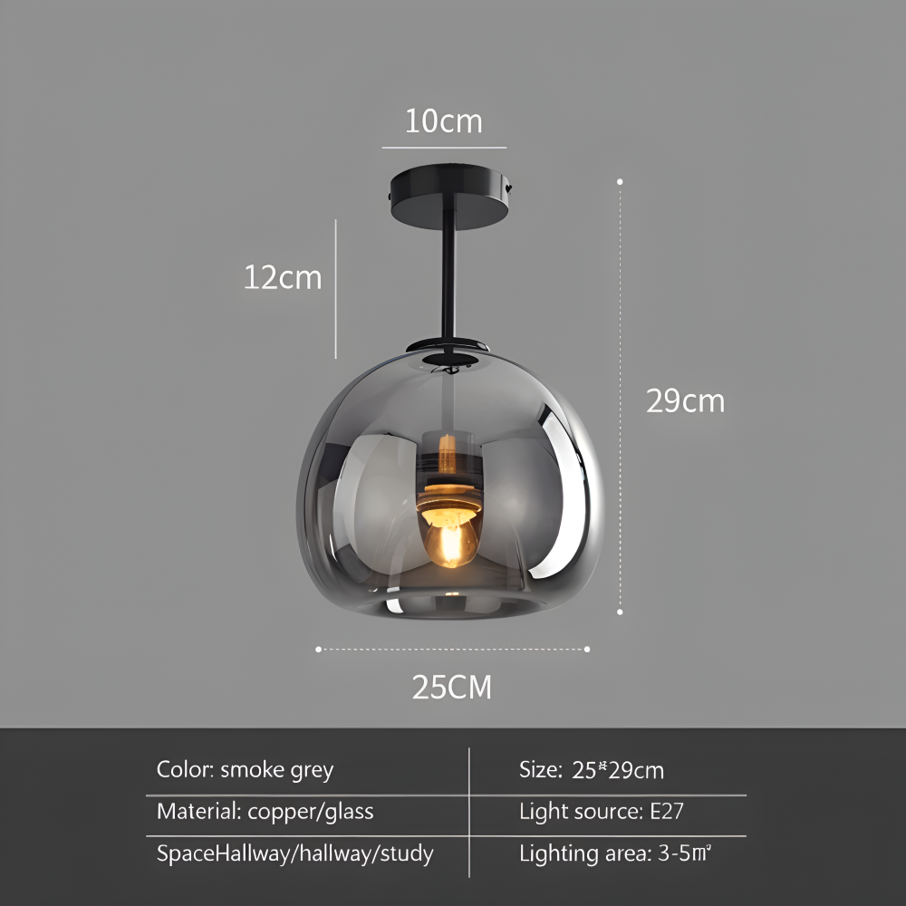 Plafonnier LED DecoRound. Un luminaire rond noir et or qui ajoute une touche d'élégance à votre plafond.