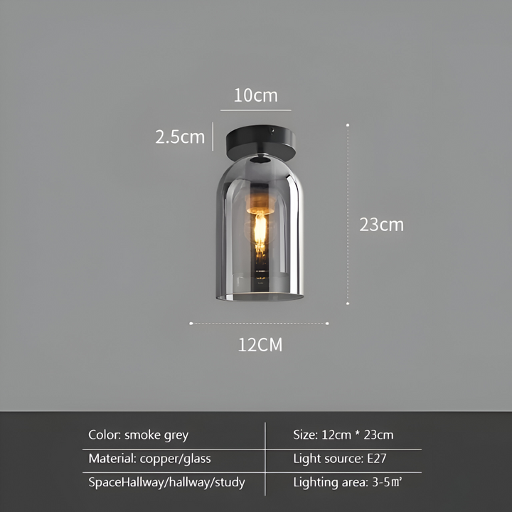 Plafonnier LED rond et élégant. Finition noire et or, idéal pour un éclairage d'ambiance moderne.
