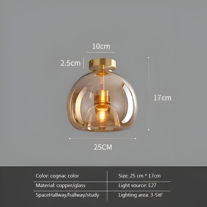 Plafonnier LED moderne, noir et or. Illuminez votre espace avec ce luminaire design et décoratif.