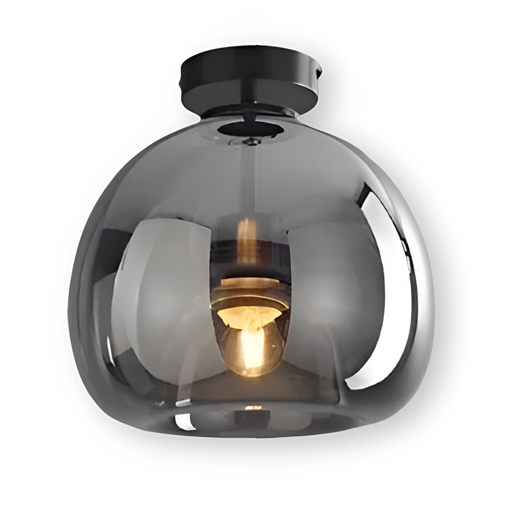 Éclairage intérieur: Plafonnier LED rond noir et or. Un luminaire moderne pour une ambiance lumineuse.
