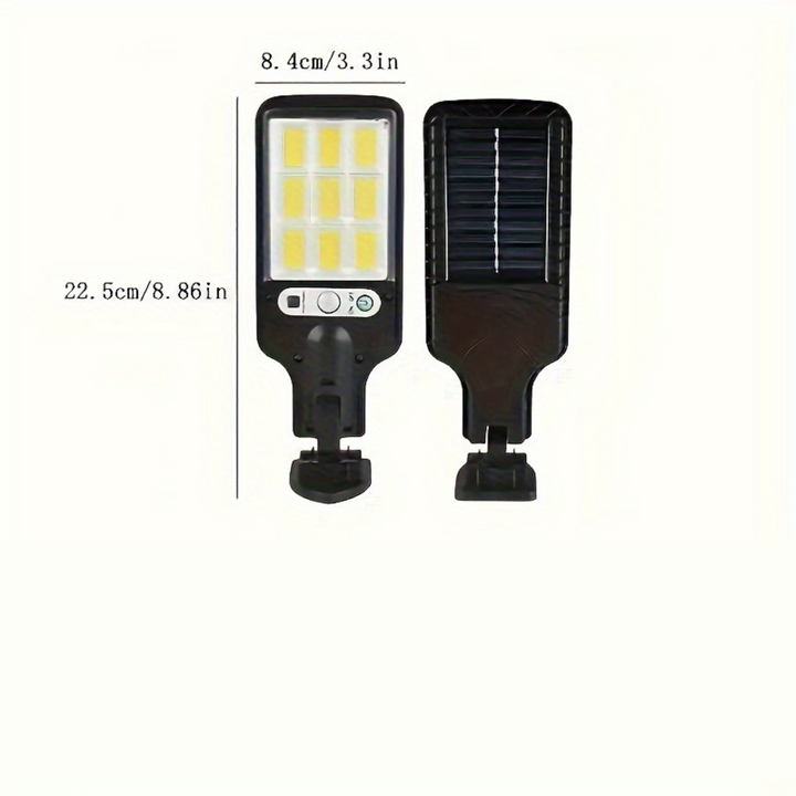 Sécurité renforcée avec lampe solaire OpulentRay, éclairage extérieur LED avec détecteur de mouvement.