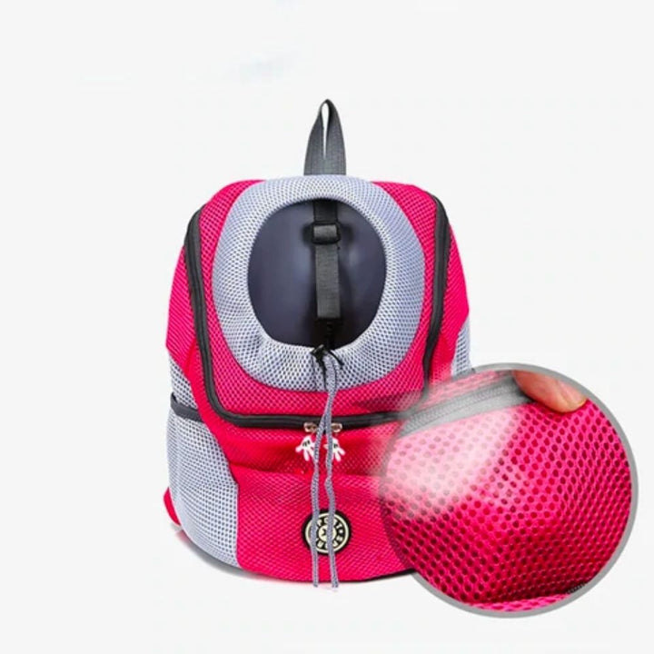 Intérieur douillet et rembourré du sac à dos chien, confort optimal pour petit ou grand compagnon.