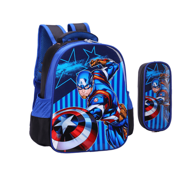Cartable maternelle Spiderman, Batman, Captain America. Sac à dos enfant léger et résistant pour la rentrée.