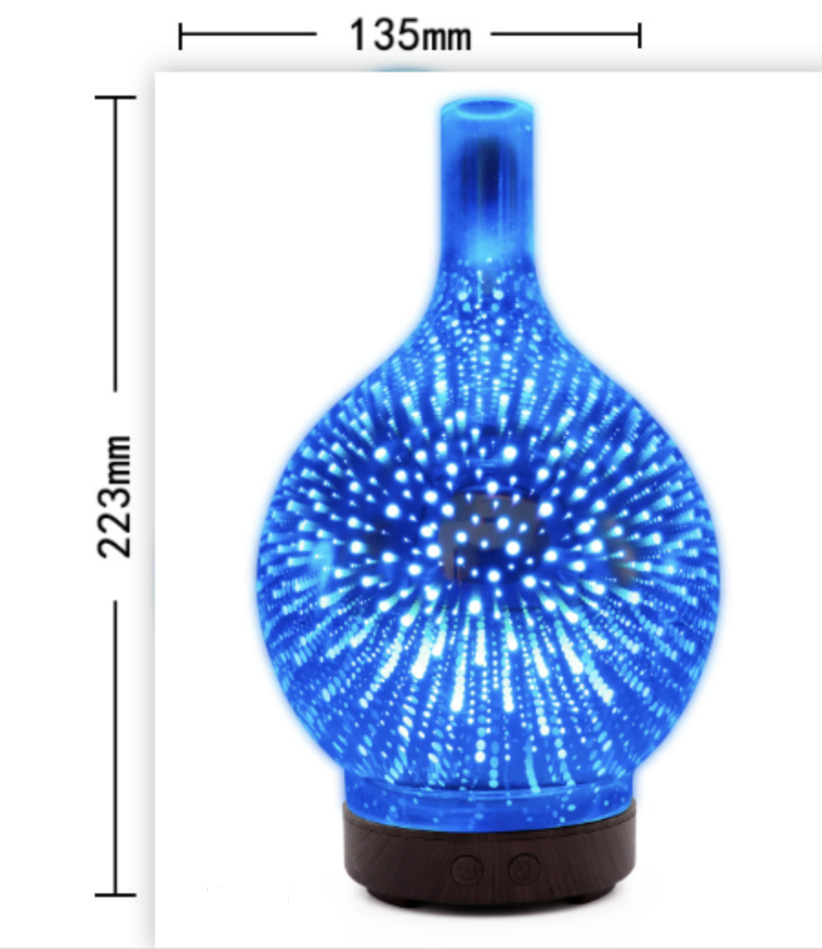 Diffuseur d'arômes LED et humidificateur, essentiel pour une ambiance zen et le bien-être par l'aromathérapie à la maison.