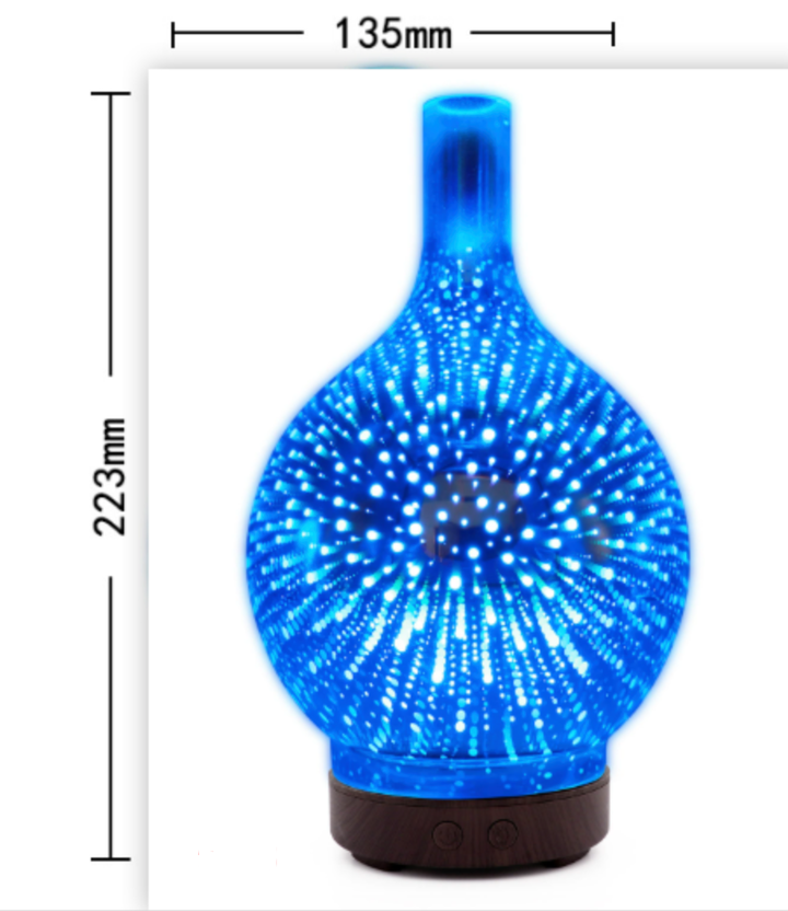 Diffuseur d'arômes LED et humidificateur, essentiel pour une ambiance zen et le bien-être par l'aromathérapie à la maison.