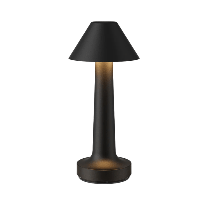 Lampe de table LED dimmable, sans fil, design moderne, idéal pour un éclairage d'ambiance intérieur.