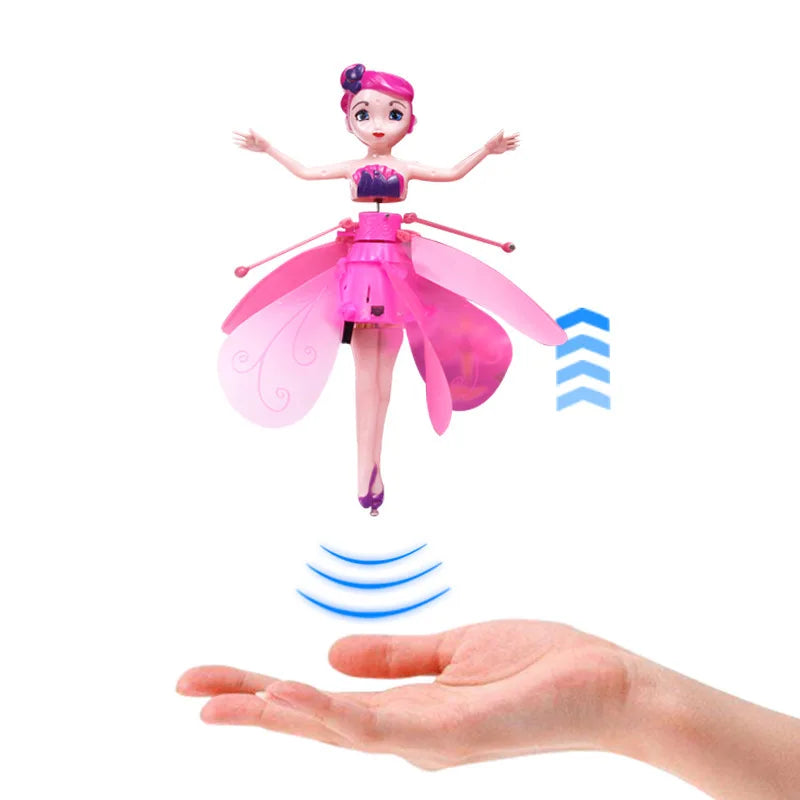 Jouet éducatif fée volante interactive, développe la motricité fine et cognitive. Amusement garanti pour enfant.