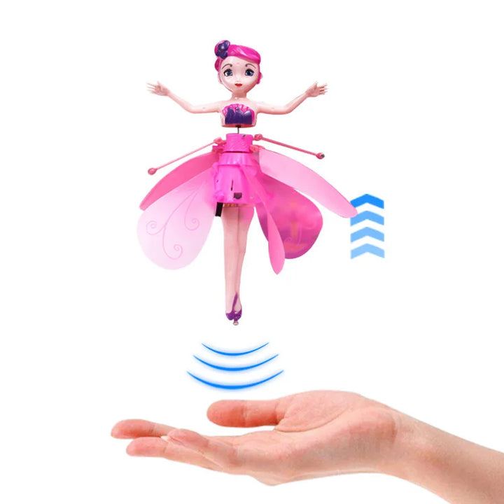 Jouet éducatif fée volante interactive, développe la motricité fine et cognitive. Amusement garanti pour enfant.