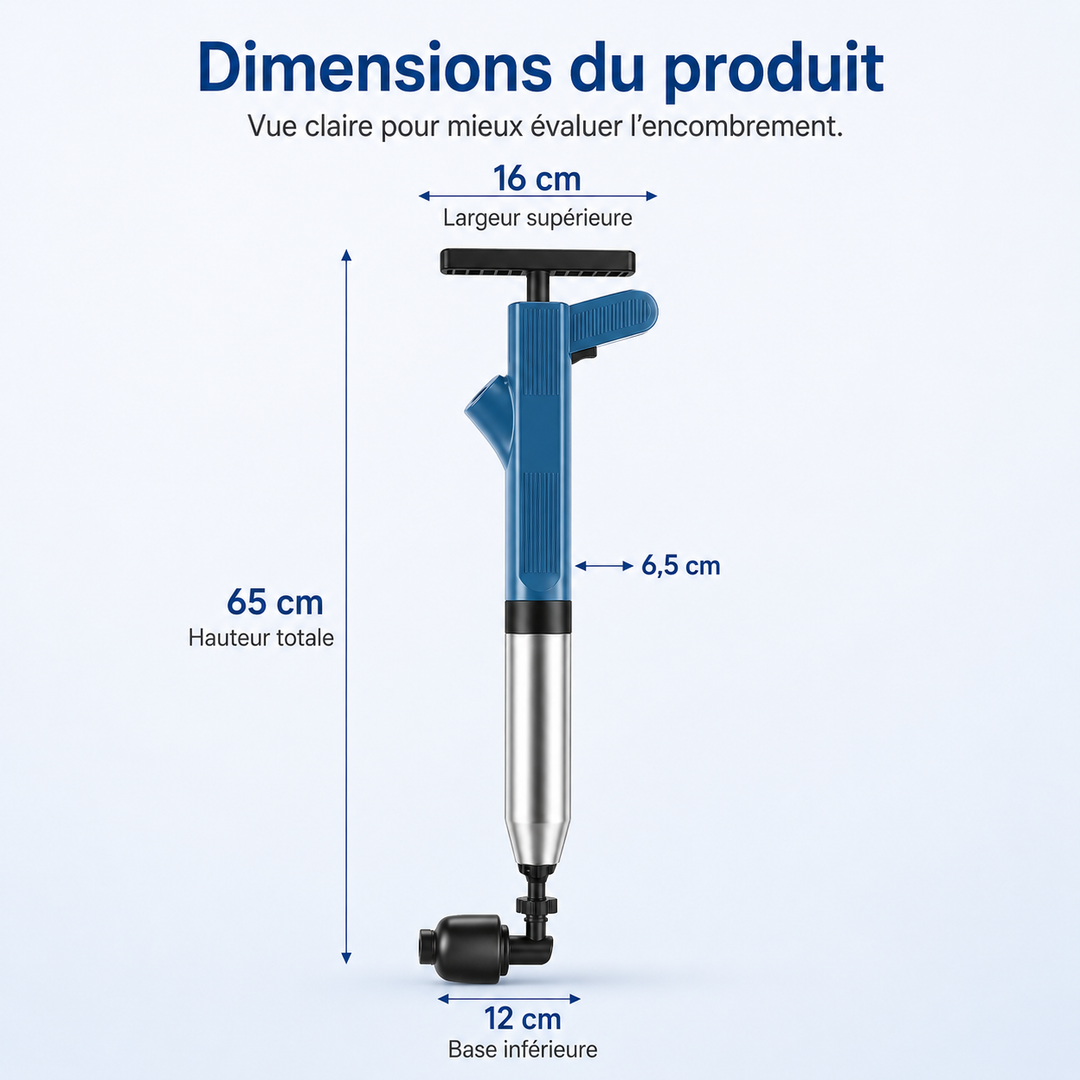 Solution rapide anti-bouchon DrainGlide: un outil domestique essentiel pour une plomberie saine.